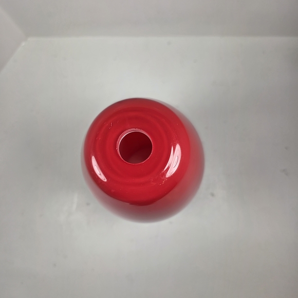 Amazon.com: Heavy Duty Modern Crystal Glass Flower Vase  Elegant Red Vase